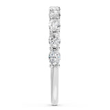 Custom CVD Oval Wedding Band 14KYG