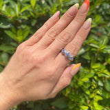 14k WG Dia & Tanzanite Ring 0.32ctw Sz6.5