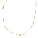 Diamond By Yard Necklace 0.75ctw 14KYG