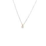 Dia Solitaire Necklace 0.25ctw 14KWG