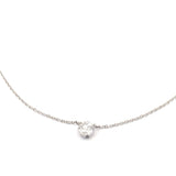 Dia Solitaire Pendant 0.45ctw 14KWG