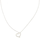14k WG Dia Necklace 0.5ctw 1.4dwt