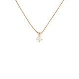 14k YG Dia Necklace 0.8ctw 2.1dwt