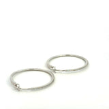 Dia Hoop Earrings 0.25ctw 14KWG
