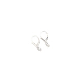 10k WG Dia Cluster Earrings 0.58ctw 1.5dwt