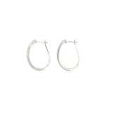 Dia Hoop Earrings 1ctw 10KWG