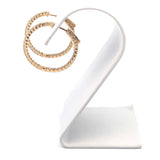 Dia In & Out Hoop Earrings 0.87ctw 14KYG