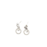 14k WG Dia Earrings 0.96ctw 1.5dwt