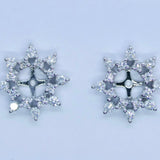 18k WG Dia Jackets 0.48ctw 1.8dwt