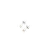 14k WG Dia Earrings 0.6ctw 0.6dwt