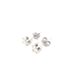 14k WG Dia Earrings 0.6ctw 0.6dwt