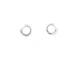 Dainty Dia Huggy Hoops 0.10cttw 14KWG