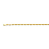 8" D/C Rope Bracelet 3mm 14KYG