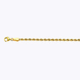 18" D/C Rope Chain 2.5mm 4.8dwt 10KYG