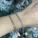 14k White Gold Diamond Bracelet 2.05ctw 7.3dwt