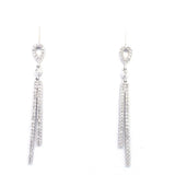 14k WG Dia Drop Earrings 1.1ctw 2.5dwt
