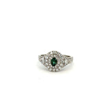 18k White Gold Diamond Ring 0.96ctw
