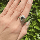 Diamond & Sapphire Ring Sz7.25
