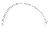 14k White Gold Diamond Tennis Bracelet 6ctw 8.7dwt