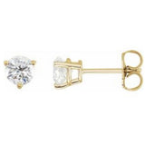 CVD 0.72ctw F/VS1 RD Martini Earrings 14KYG