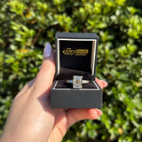18k Yellow Gold Diamond Engagement Ring 4.1ctw Sz7