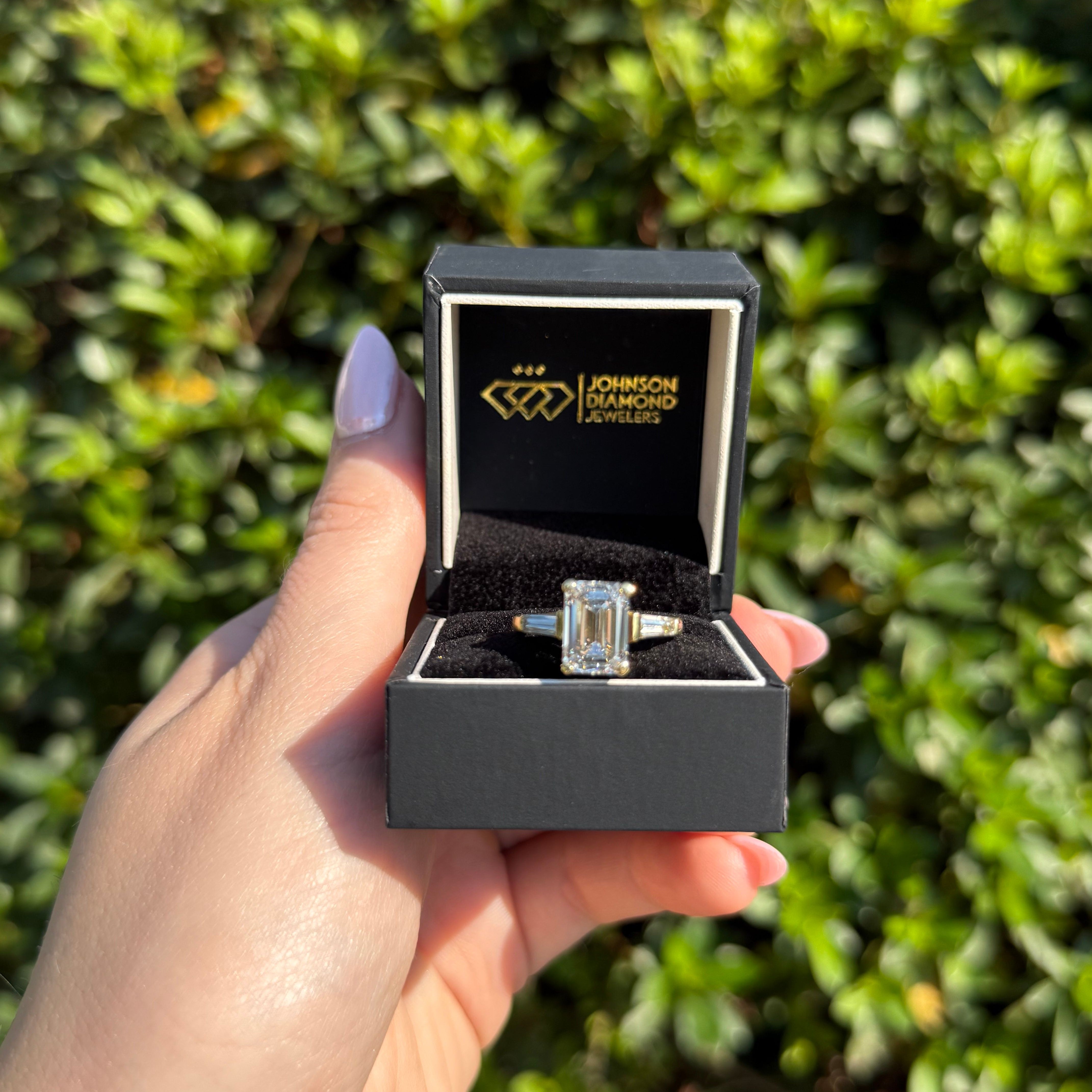 18k Yellow Gold Diamond Engagement Ring 4.1ctw Sz7