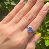 14k WG Dia & Tanz Ring 1.9ctw