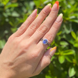 14k WG Dia & Tanz Ring 1.9ctw