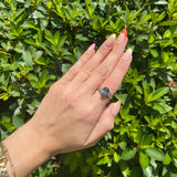 10k YG Topaz Ring 3ctw Sz7