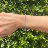 8.70ctw Dia Tennis Bracelet 14KWG