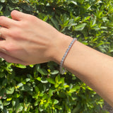 8.70ctw Dia Tennis Bracelet 14KWG