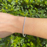 CVD Diamond Tennis Bracelet 3.02ctw 14KWG