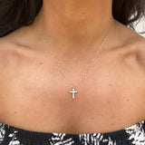 14k WG Dia Necklace 0.5ctw 1.1dwt