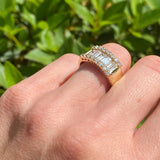 Custom EC/RD Diamond Ring 14KYG