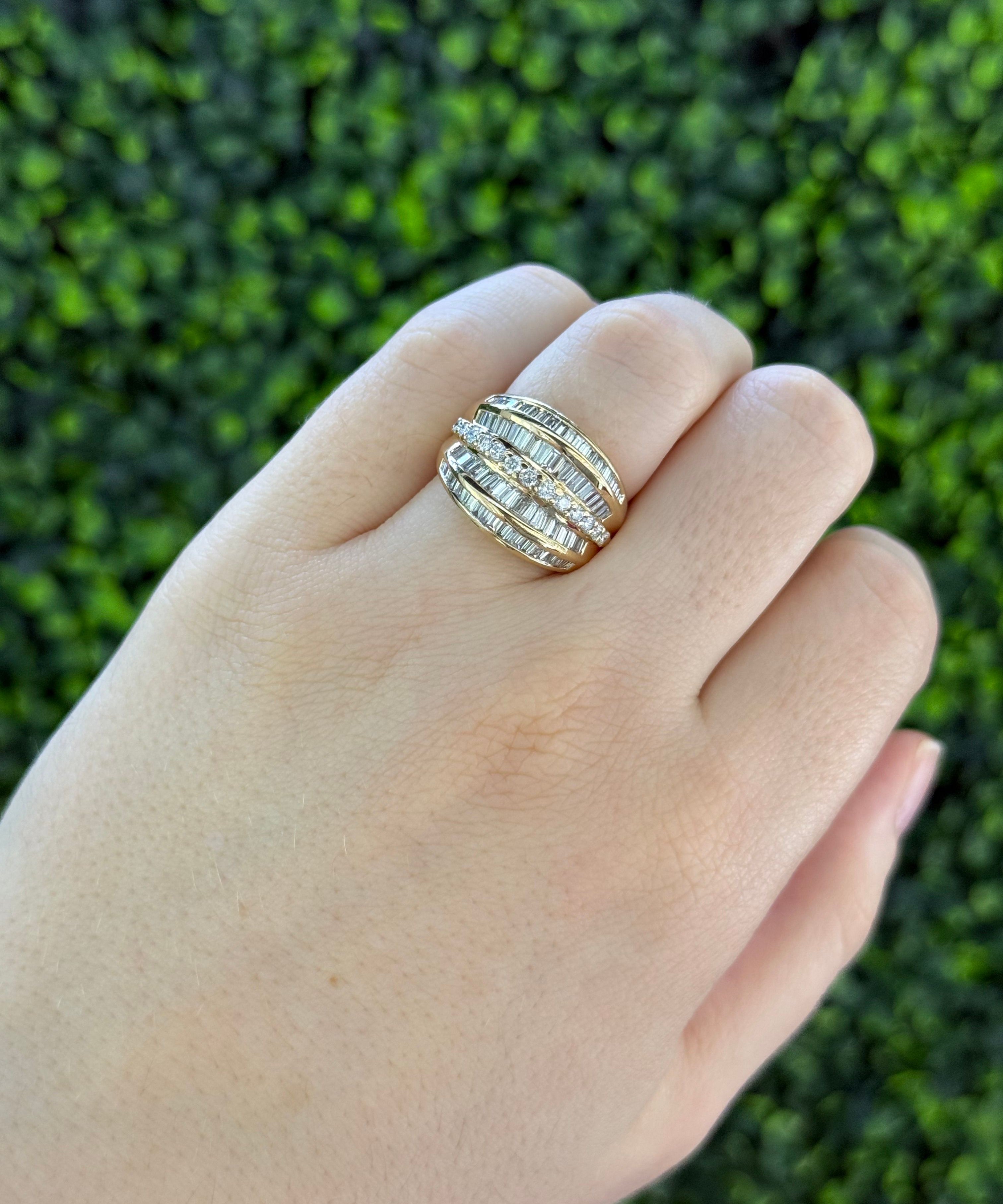 RD/BAG Fashion Ring 2.34ctw 14KYG