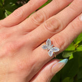 Butterfly RD/Bag Diamond Fashion Ring 1cttw 14KYG