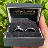 Custom 1.5mm Wedding Band 14KWG