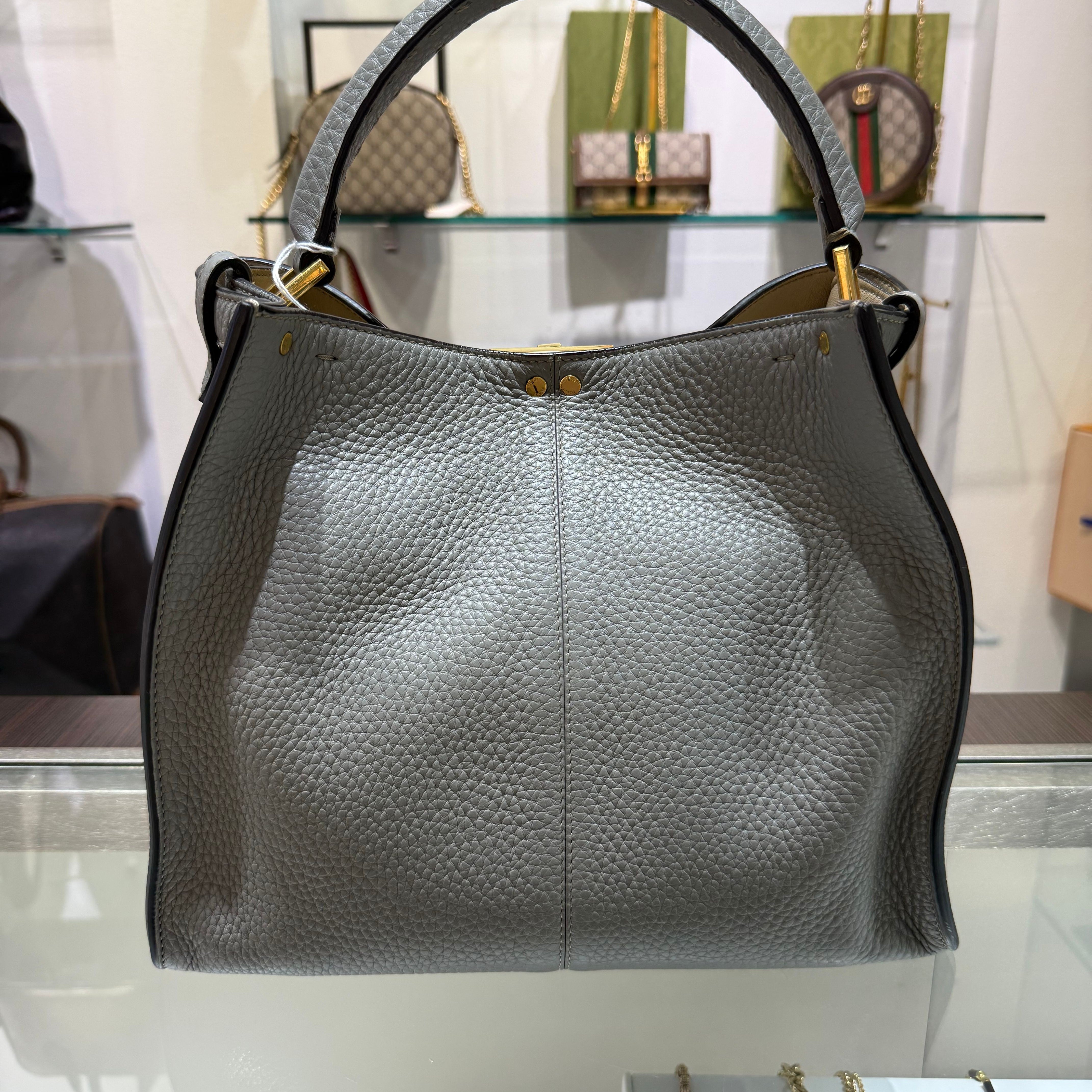 Fendi Peekaboo Xlite Vitello Seta Handbag