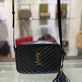 Yves Saint Laurent Chevron Quilted Monogram Loulou Handbag
