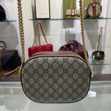 Gucci Crossbody Bag Canvas Leather Gg Supreme