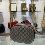 Gucci Crossbody Bag Canvas Leather Gg Supreme
