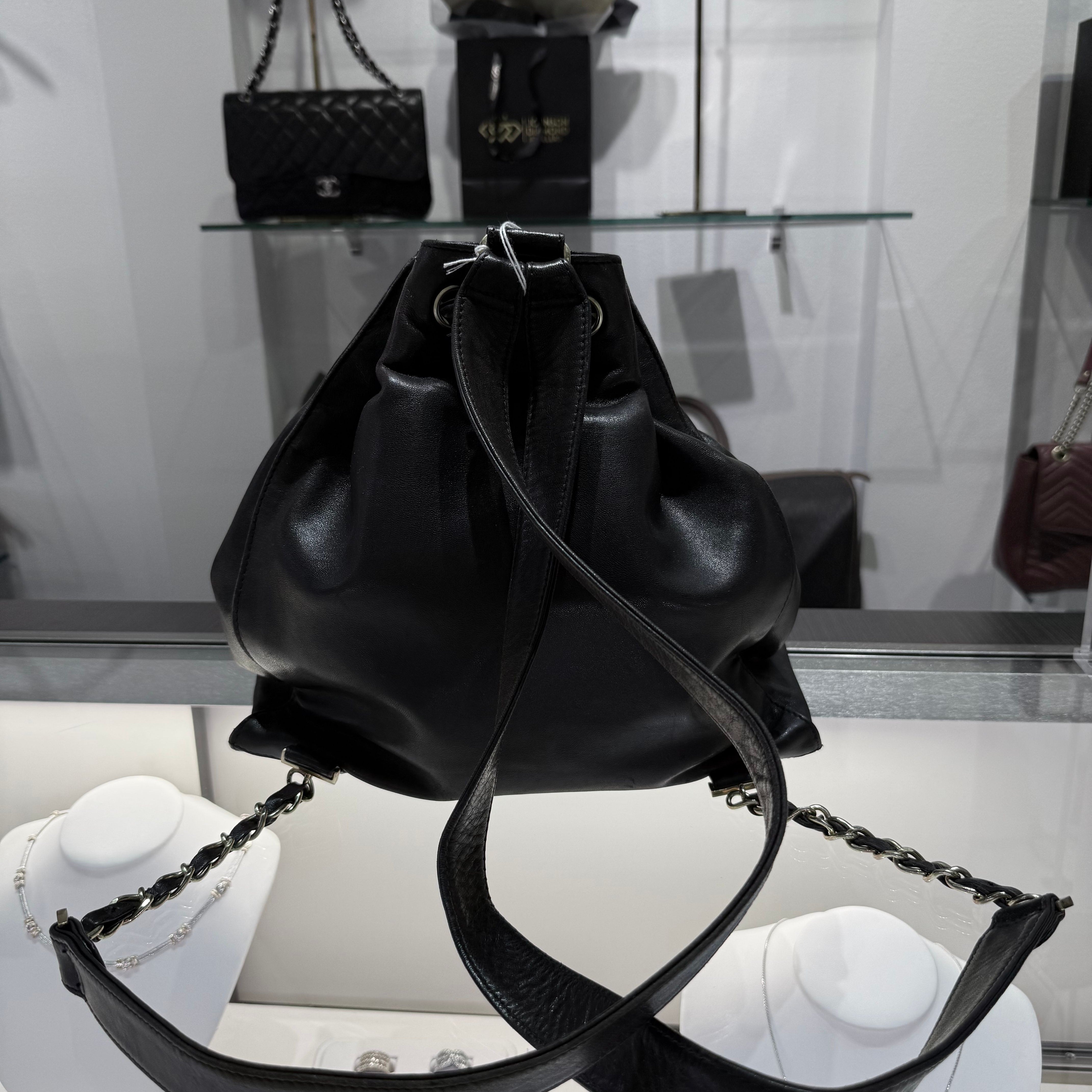 Chanel Calfskin Backpack Handbag