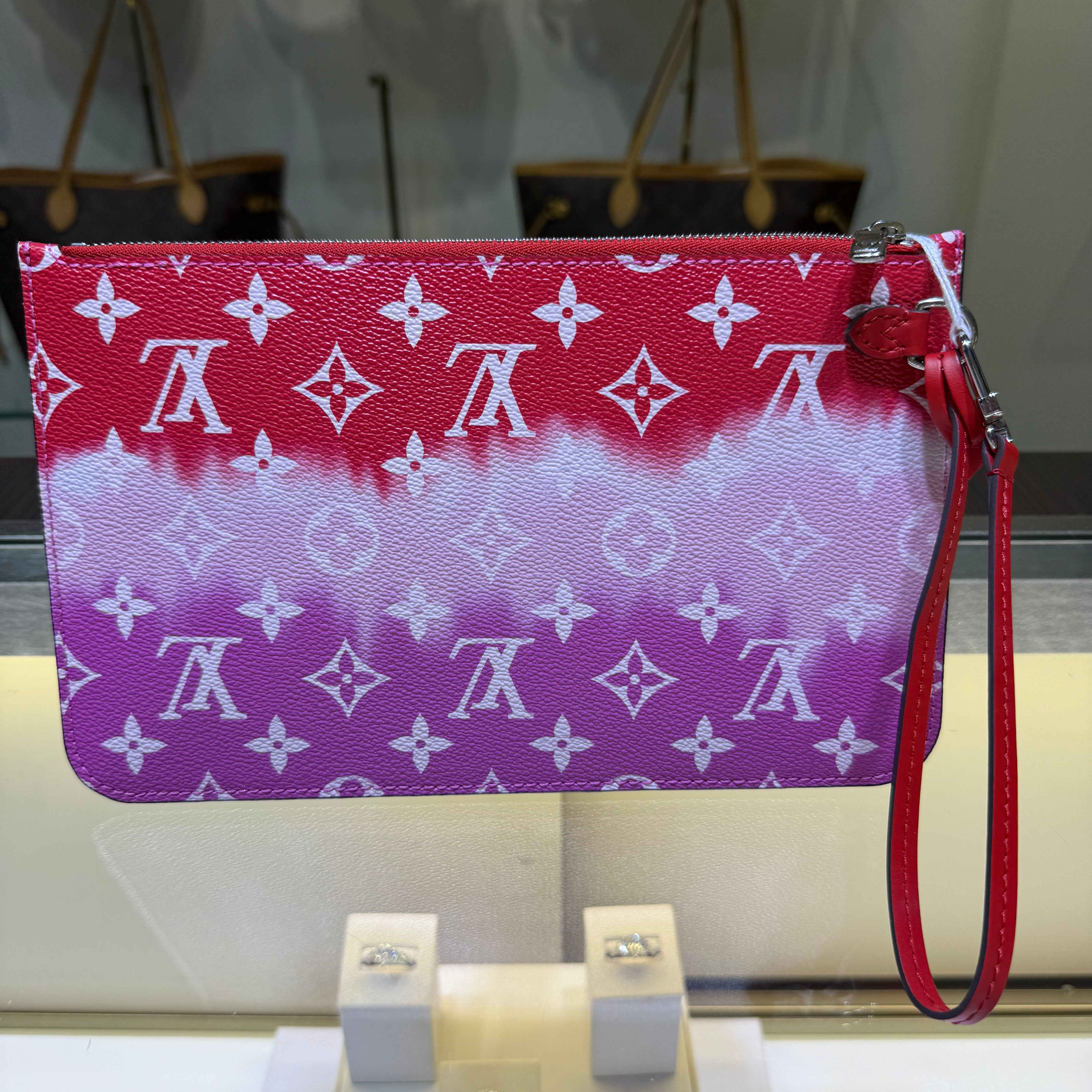Louis Vuitton Monogram Escale Neverfull Pochette Handbag