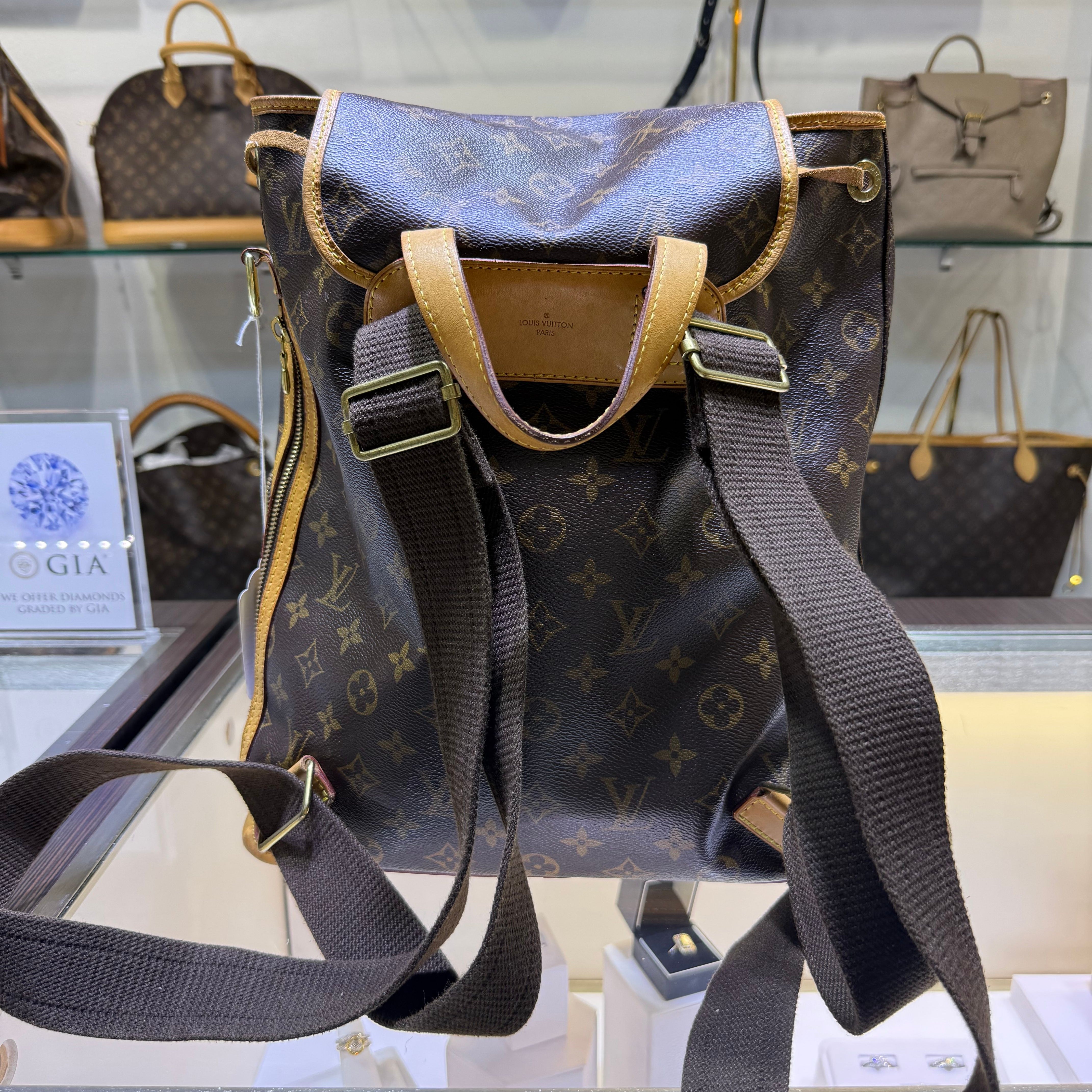 Louis Vuitton Bosphore Monogram Backpack Handbag
