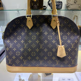 Louis Vuitton Alma Gm Monogram Handbag
