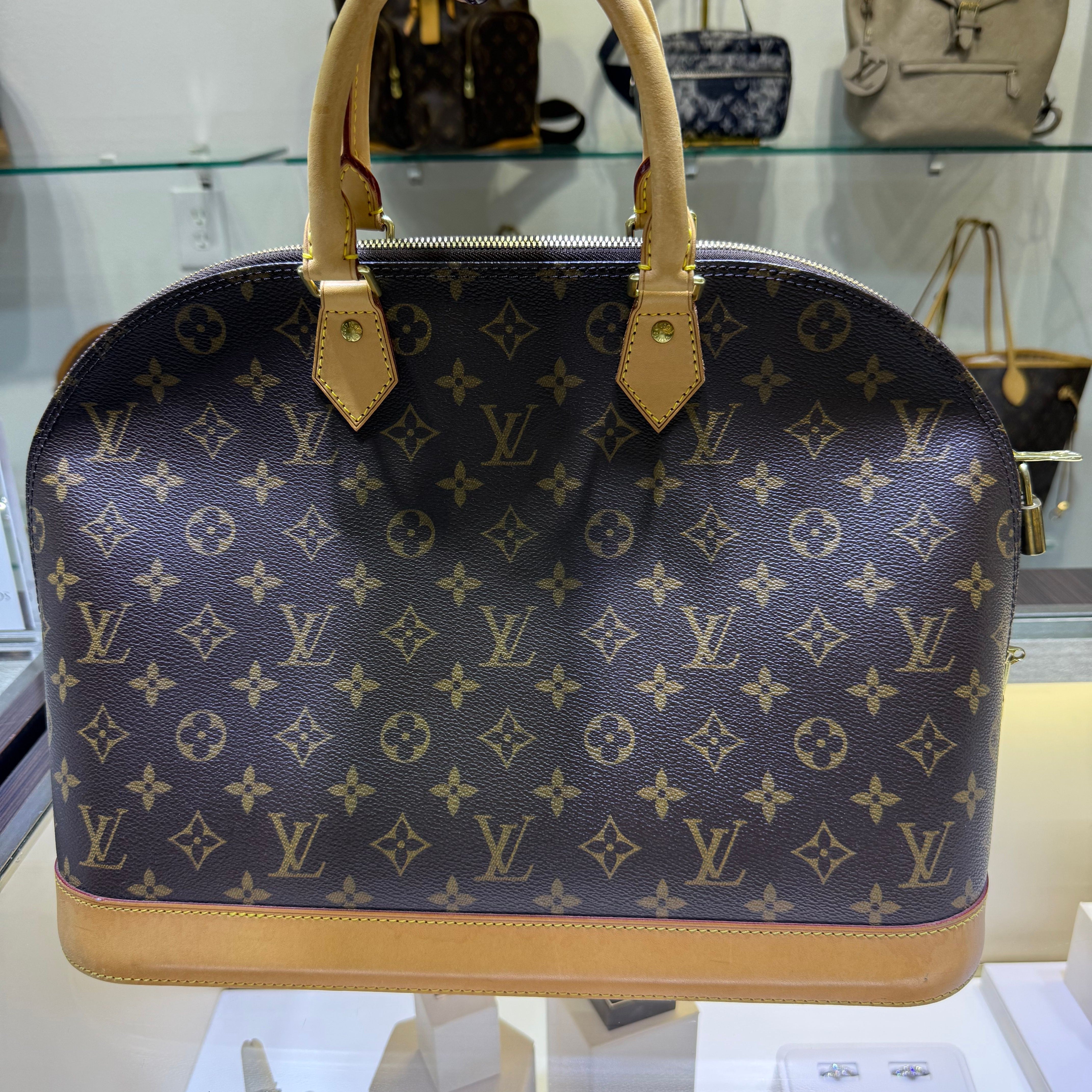 Louis Vuitton Alma Gm Monogram Handbag