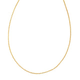 10k Yellow Gold Rope Chain 18" 2.5dwt