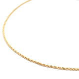 10k Yellow Gold Rope Chain 18" 2.5dwt