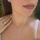 18" DBY Necklace 0.33CTTW 14KYG