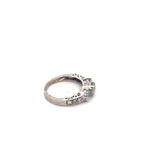 10k WG Aquamarine Ring 0.31ctw